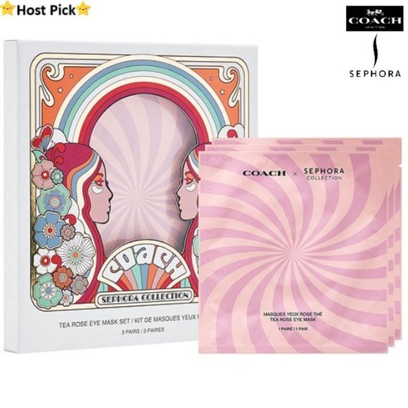 Sephora Other - 2/$40 COACH x SEPHORA Collection Under Eye Patches 3-Pk Ltd. Edn. Cucumber Rose